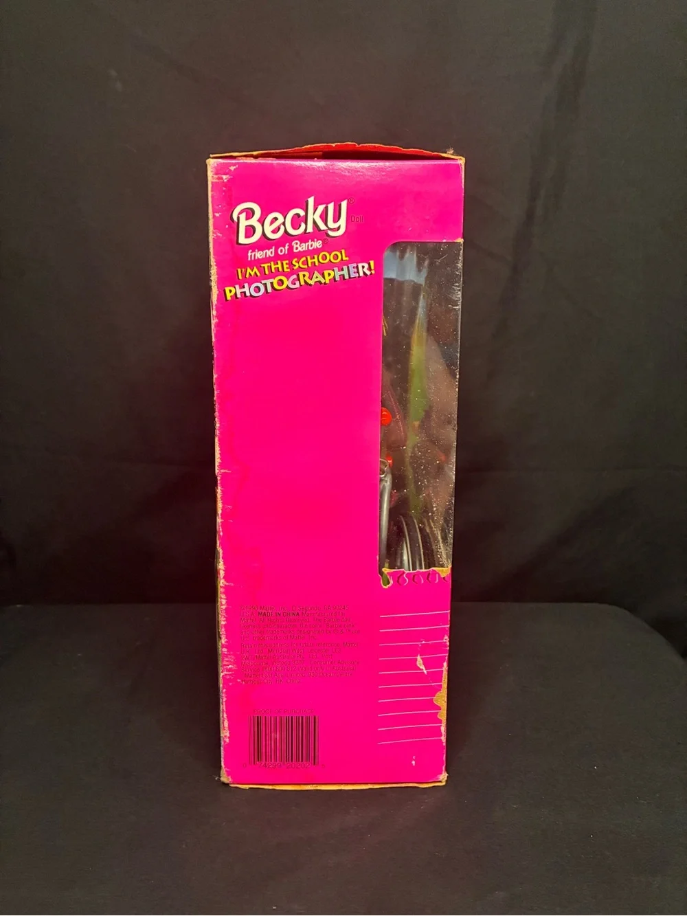 1998 Becky “I’m the School Photographer!” | Friend of Barbie | Wheelchair | NRFB